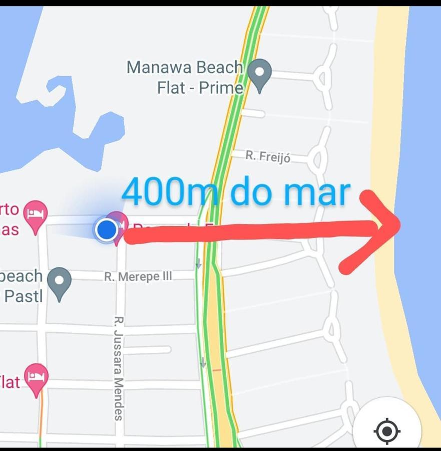 Studio C Completo 400M Da Praia ปอร์โต จิ กาลินญาส ภายนอก รูปภาพ